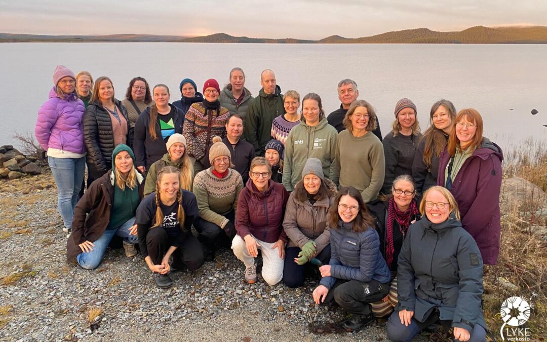 Luonto- ja ympäristökoulutoimintaa kehittämässä – LYKE-verkosto kokoontui Nuorisokeskus Vasatokkaan Inariin